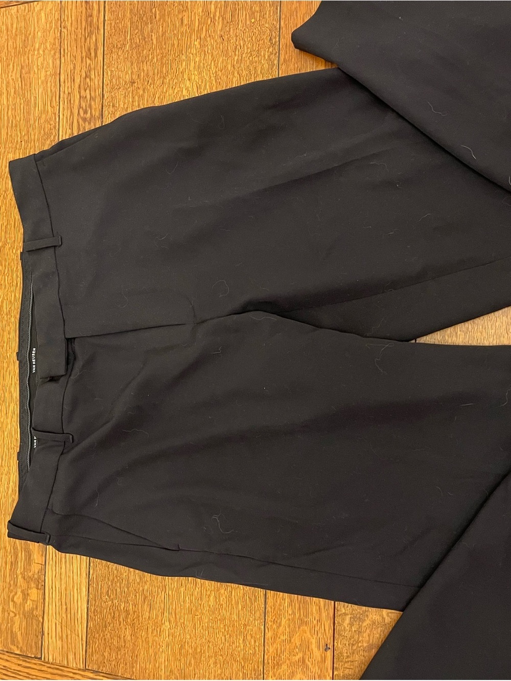 Van Heusen Black Flat-Front Men’s Dress Shorts